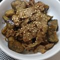 mirakkko's cooksnap of when they made ナスと豚肉のニンニク味噌炒め.