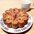 mukku♡'s cooksnap of when they made 抹茶とホワイトチョコのガトーショコラ.