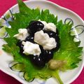 小梅チャン♡'s cooksnap of when they made 黒豆 クリームチーズ お節料理の盛付け.