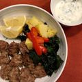 flippa's cooksnap of when they made ラム肉ケバブとヨーグルトソース.