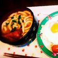 すみま～る's cooksnap of when they made 風邪ひきが多い日に〜家族で卵とじうどん.
