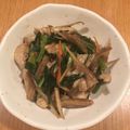 amanusa's cooksnap of when they made 簡単！ニラごぼうとぷるぷる鶏むね炒め.