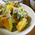 低カロ探検隊's cooksnap of when they made お歳暮ハムが美味しい☆カボチャサラダ.