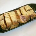 乙川日奈's cooksnap of when they made こしあんと栗入り♪白玉粉で作るわらびもち.
