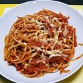 mikanパパ's cooksnap of when they made パルマ風スパゲティめちゃサ○ゼリア*.