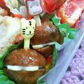 watyami's cooksnap of when they made ☆キャラ弁♪ミニハンバーガー！？.