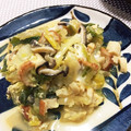 フジぽん's cooksnap of when they made 白菜とちくわの卵とじ.