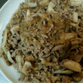 pimpa44's cooksnap of when they made きのこと春雨のひき肉炒め.