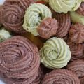 みなぎ33ママ's cooksnap of when they made サクサク絞り出しクッキー＊濃い抹茶.