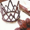 yukkov's cooksnap of when they made デコ＊可愛いチョコ細工クラウン・ティアラ.