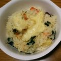 eiyoushi's cooksnap of when they made チャウダー余ったら♡リゾットグラタン♡.