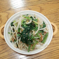 コーヒー甘め's cooksnap of when they made もやしとほうれん草の塩コンブナムル.