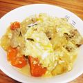 ゆーか1107's cooksnap of when they made 肉じゃがリメイク♪卵とじ丼.