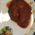 クック10VKHQ☆'s cooksnap of when they made 簡単チーズ入りハンバーグ トマトソース！.