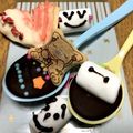 適当なマメチカ's cooksnap of when they made ミニ ベイマックス スプーンチョコ.