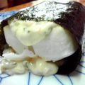 Natsutach's cooksnap of when they made 大好きなものばかり❤ネギわさびマヨ餅♪.
