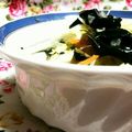 yangpa's cooksnap of when they made キャベツの千切りとわかめの酢の物.