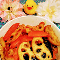 ももちゃんのれしぴ's cooksnap of when they made れんこん☆にんじん☆のきんぴら風.