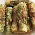 クック4HQYJW☆'s cooksnap of when they made ちくわの磯辺揚げ.
