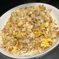 はーちゃん0602's cooksnap of when they made シーチキンチャーハン.