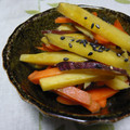 ピンクのたまご's cooksnap of when they made ★簡単！さつまいも＆にんじんのきんぴら★.