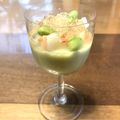 HAｰNAｰBI's cooksnap of when they made 絶品☆海老と枝豆豆腐の和ジュレ添え.