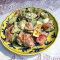 ゆづ七味's cooksnap of when they made ゆで卵入り★トマトとアボカドのサラダ.