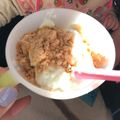 mkdr's cooksnap of when they made バナナヨーグルトのパン粥.