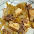 yossin's cooksnap of when they made 豚肉と厚揚げ豆腐と白菜の炒め物.
