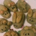 桜月❀咲良mommy's cooksnap of when they made 可愛い動物型のスイートポテト♪.