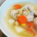 mufuron's cooksnap of when they made 塩麹任せ　柔らか鶏とキャベツのポトフ.