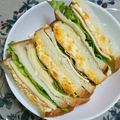 のり子のおかず♪'s cooksnap of when they made 旦那さん弁当♡サンドイッチ.