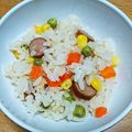 ＊みりんみりん＊'s cooksnap of when they made ウインナーとニンジンの炊き込みご飯♬.