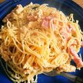 みしね's cooksnap of when they made 15分で作る本格濃厚カルボナーラ.