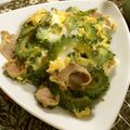 ☆Rokko☆'s cooksnap of when they made 元気になる！！ゴーヤの豚たまご炒め.