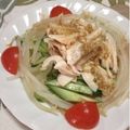 ぽぽきゅ's cooksnap of when they made 手作り胡麻だれの簡単★バンバンジー.