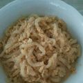 ﾌﾞﾗｯｸｺｰﾋｰ's cooksnap of when they made 母の味(´ω｀)つきこんにゃくたらこ炒め.