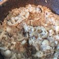 ayachum★'s cooksnap of when they made きのことチーズのリゾット.