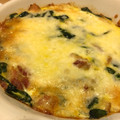 Reinaxoxo's cooksnap of when they made 簡単♡ほうれん草とベーコンのキッシュ.