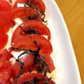 丘のタヌキちゃん's cooksnap of when they made 塩こんぶで和風カプレーゼ.