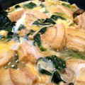 三段目's cooksnap of when they made お麩とほうれん草の玉子とじ.