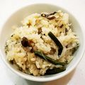 きょうりゅう's cooksnap of when they made お焦げが楽しみな 山菜ごはん.