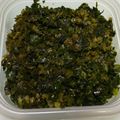 降花（ふりか）'s cooksnap of when they made セロリの葉のふりかけ・佃煮ごま油炒め.