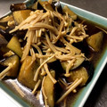 BORDER25's cooksnap of when they made 簡単本格ナスとえのきの揚げ浸し.