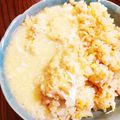 生きることは食べる男's cooksnap of when they made 【男の料理】黄金炒飯の黄金あんかけ.