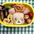 ikueland's cooksnap of when they made キャラ弁☆プリキュア☆モフルン.