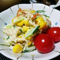 cocoroの扉's cooksnap of when they made 切干し大根の煮物リメイク→サラダ.