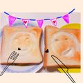 チムチェリー's cooksnap of when they made 忙しい朝には♫ スマイルトースト.