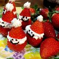 艶子さんッ's cooksnap of when they made クリスマスケーキ☆苺サンタデコレーション.