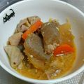 レプソル93's cooksnap of when they made 圧力鍋で簡単もつ煮♪.